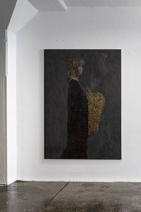 Näyttelyn nykytaiteilijoiden joukkoon kuuluu myös tunnettu ruotsalaistaiteilija Cecilia Edefalk (s. 1954). Hän on teoksissaan hyödyntänyt myös esoteerisia elementtejä, esimerkiksi keskustelujaan August Strindbergin ja Hilma af Klintin kanssa. – Kuvassa Edefalkin öljymaalaus The Bee Girl (1988). 