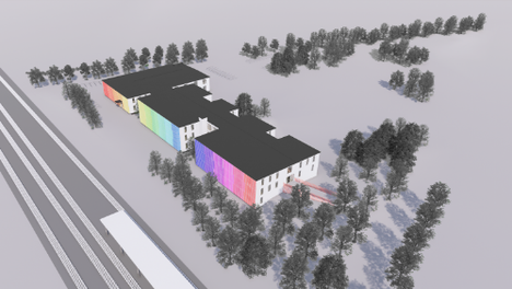 Rakentaminen | Puistolan Suuntimopuistoon rakennetaan siirrettävä teräsrakennus väliaikaistilaksi koululaisille