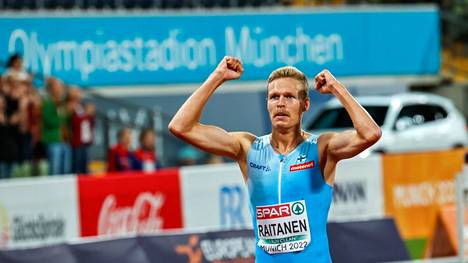 Topi Raitanen voitti 3000 metrin estejuoksun Euroopan mestaruuden elokuussa Münchenissä.