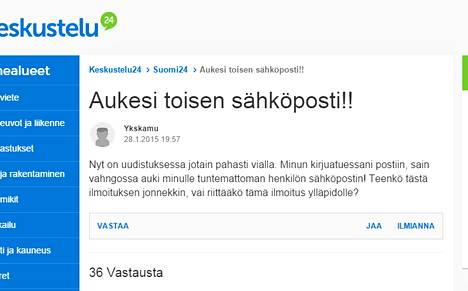 Käyttäjätilit sekosivat Suomi24:ssä, kun tunnuksista poistettiin vahingossa  pisteitä - Kotimaa 