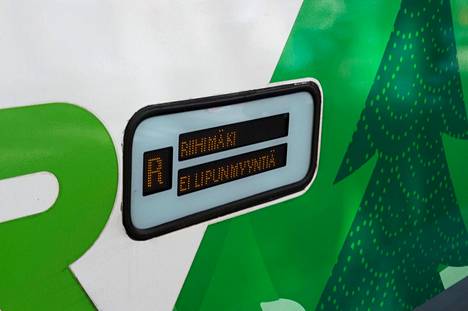 R-junan reitti kulkee Helsingistä Riihimäen kautta Tampereelle.
