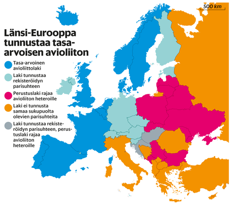 Suomi liittyi avioliittokysymyksessä Länsi-Euroopan maiden joukkoon -  Ulkomaat 
