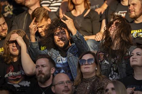 Audience at Metallica's concert.
