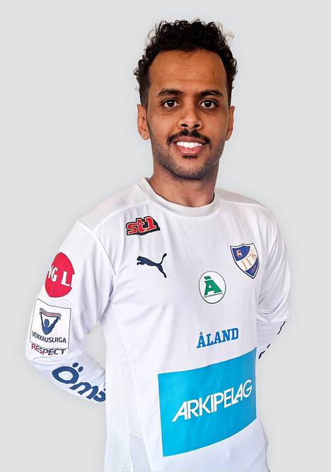 Yllätysvahvistus Abdulfattah Asiri IFK Mariehamnin paidassa.