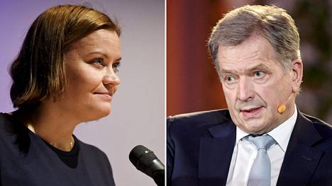 Viestittelyssä keskusteltiin sanoista, joilla puolueen puheenjohtaja Katju Aro oli arvostellut presidentti Sauli Niinistöä mediassa.