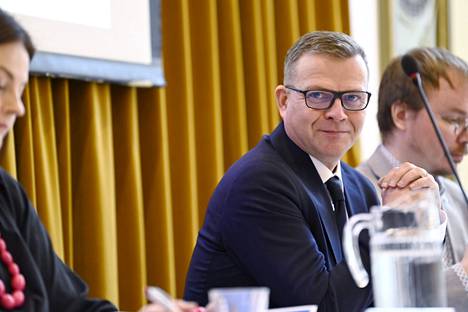 Puheenjohtaja Petteri Orpo kokoomuksen puoluevaltuuston syyskokouksessa Helsingissä 30. lokakuuta 2021.