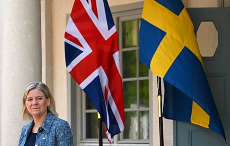 Ruotsin pääministeri Magdalena Andersson tapasi keksiviikkona Britannian pääministeri Boris Johnsonin Harpsundissa.
