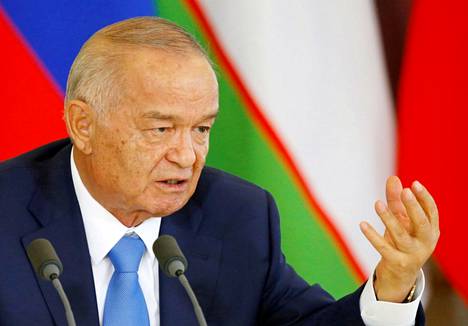 Islam Karimov johti maata ensin vuodesta 1989 neuvostotasavallan kommunistisen puolueen johtajana ja sittemmin Neuvostoliiton romahduksen jälkeen presidenttinä vuosina 1991–2016.