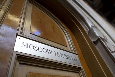 Moskovan talosta on jäljellä kyltti toimistotilojen ovessa. Toiminta päättyi virallisesti vuonna 2019.