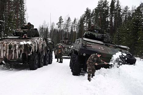 Ranskalaiset Naton EFP-sotilaat osallistuivat Winter Camp -harjoitukseen Viron Tapassa aiemmin helmikuussa.