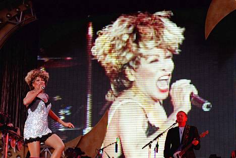 Tina Turner konsertoi Helsingissä vuonna 1996.