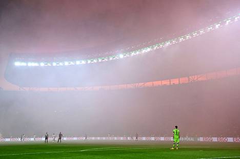 The final match had a slightly hazy atmosphere.