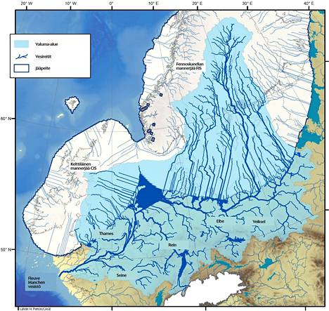 Jääkausi muutti Euroopan ryminällä – joet virtasivat vuolaammin kuin Amazon  - Tiede 