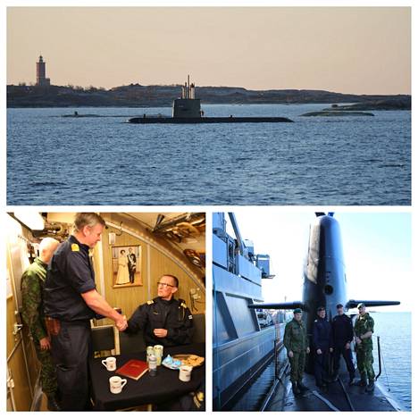 Merivoimien komentaja Jori Harju jakoi viestipalvelu Twitterissä perjantaina kuvia merivoimien yhteistyöstä.
