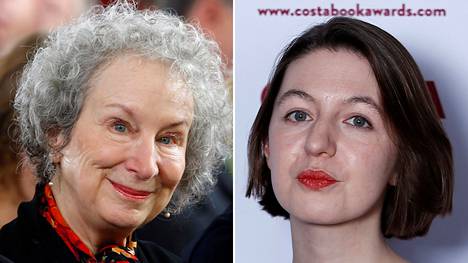 Margaret Atwood (vas.) ja Sally Rooney.