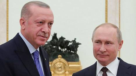 Turkin presidentti Recep Tayyip Erdoğan ja Venäjän presidentti Vladimir Putin tapasivat torstaina Moskovassa.