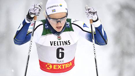 Ampumahiihto | Hiihdon olympiavoittaja Stina Nilsson osallistui ensimmäisen kerran kansainväliseen ampumahiihtokisaan: sijoitus 99:s