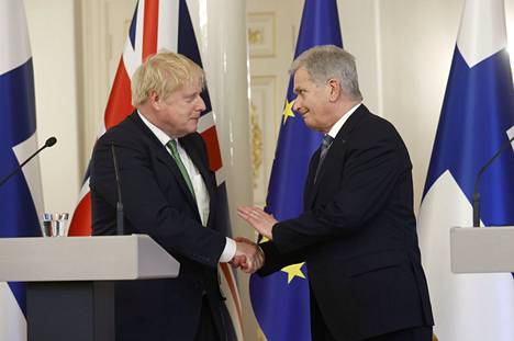 Britannian pääministeri Boris Johnson ja Suomen tasavallan presidentti Sauli Niinistö tapasivat keskiviikkona.