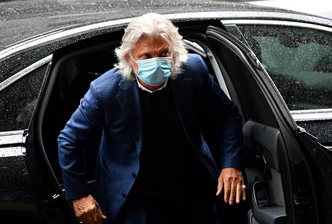 Sampdorian puheenjohtaja Massimo Ferrero pidätettiin epäiltynä talousrikoksista. Kuva toukokuulta.