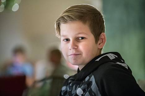 Syöpään viisivuotiaana sairastunut Todde Friberg on nyt kahdeksannella luokalla.