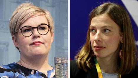 Keskustan puheenjohtaja Annika Saarikko ja vasemmistoliiton puheenjohtaja Li Andersson ovat jälleen eri linjoilla talous­kysymyksistä.