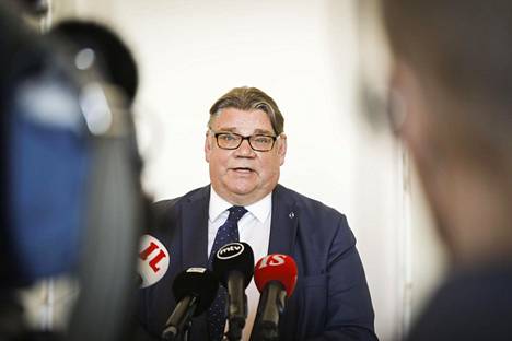 Ministeri Timo Soini ilmoitti päätöksestään tiistaina.