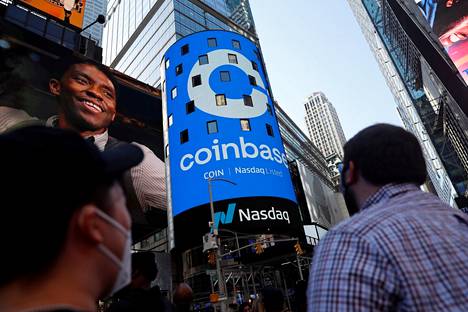 Coinbase listautui Wall Streetille keväällä 2021.