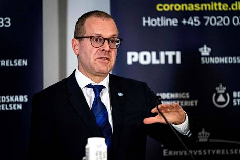 Maailman terveysjärjestö WHO:n Euroopan johtaja Hans Kluge kuvattiin tiedotustilaisuuessa Köpenhaminassa maaliskuussa 2020.