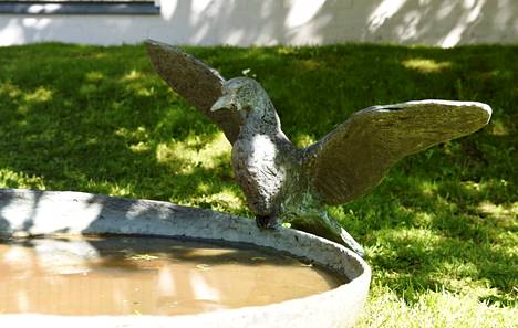 Pirkko Nukari: The Watering Place of the Crowned Pigeon (2002). 