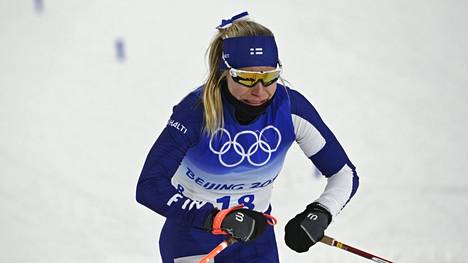 Jasmi Joensuu kärsi valtaisan takaiskun vapaan sprintin puolivälierissä. Sauvarikko mursi suomalaisen kyyneliin.