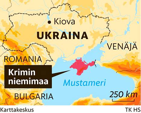 Krim tuottaa päänvaivaa kartanpiirtäjille - Ulkomaat 