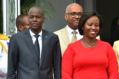 Toukokuussa 2018 presidentti Jovenel Moïse ja hänen puolisonsa Martine Moïse kuvattiin Haitissa. 