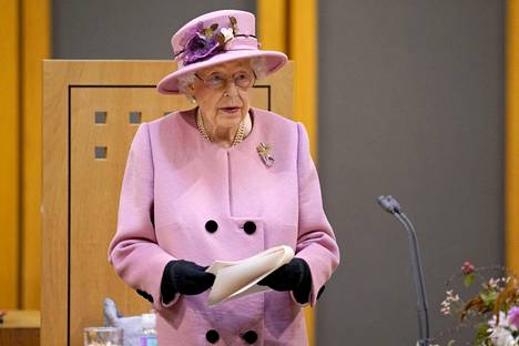 Kuningatar Elisabet vieraili 14. lokakuuta Cardiffissa Walesissa.