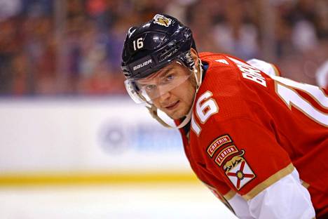 Aleksander Barkov on tehnyt tällä NHL-kaudella 21 ottelussa 24 tehopistettä. Kuva tammikuulta 2020.