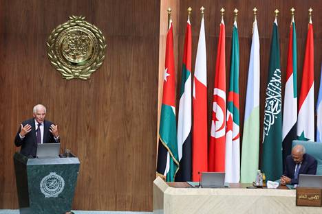 Josep Borrell, responsible for EU external relations, spoke on Tuesday at the Arab League ministerial meeting in Cairo, Egypt.