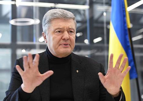 Ukrainan entinen presidentti Petro Porošenko Kiovassa 24. toukokuuta.