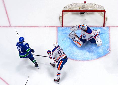 JT Miller's goal guaranteed victory for the Vancouver Canucks on Friday morning Finnish time.  The Canucks now lead the Edmonton Oilers 3-2 in the playoffs