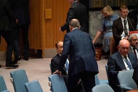 Lavrov poistui turvallisuusneuvoston kokouksesta. 