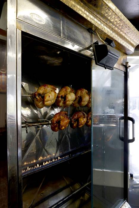 Grillattu kana kuuluu syyrialaisen keittiön ruokavalikoimaan. 
