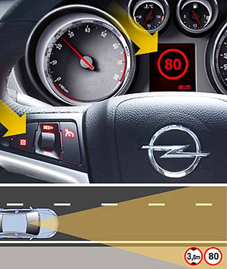 Opelin “elektroninen silmä” tunnistaa liikennemerkit - Autot 