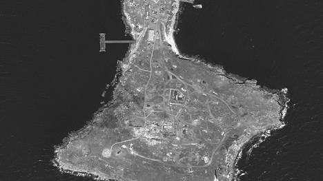 Satelliittikuva Käärmesaaresta 21. kesäkuuta.