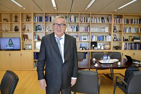 Euroopan komission puheenjohtaja Jean-Claude Juncker Brysselissä torstaina.