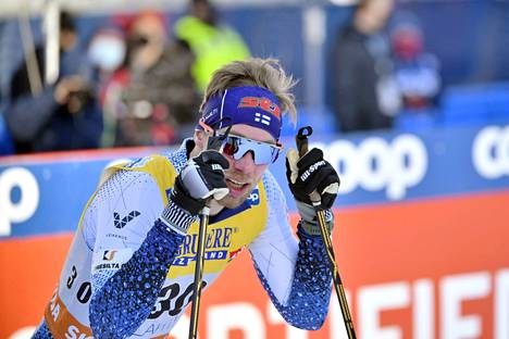 Joni Mäki sijoittui parhaana suomalaisena seitsemänneksi Drammenin sprintistä. Kuva Lahden mc-sprintistä viime viikon lauantailta.
