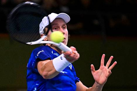 Emil Ruusuvuori pelaa Australian avoimessa turnauksessa. Kuva on viime lokakuulta.