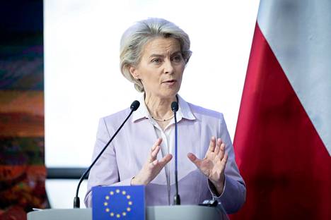 EU-komission puheenjohtaja Ursula von der Leyen vieraili Puolassa viime viikolla kertomassa elvytys­suunnitelman hyväksymisestä.
