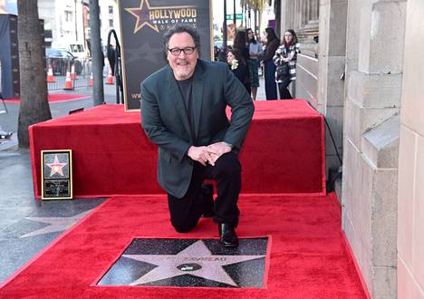 Jon Favreau sai tähden Hollywoodin Walk of Fame -kävelykadulle 13. helmikuuta 2023.