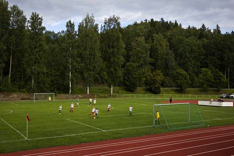 In small towns, even small numbers of enthusiasts often focus on team sports. Photo of Lammi sports park.