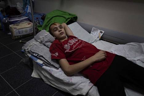 Some pediatric hospital patients sleep on mattresses in the hallways.