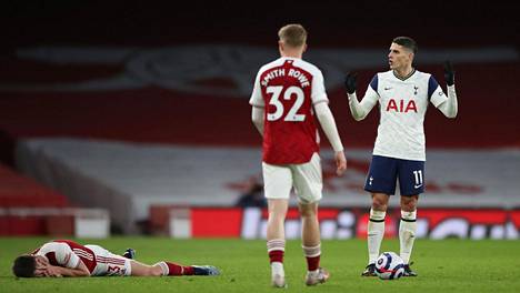 Jalkapallo | Arsenal makoisaan voittoon – Tottenhamin Erik Lamela teki yhden kauden upeimmista maaleista, mutta hölmöili itsensä suihkuun