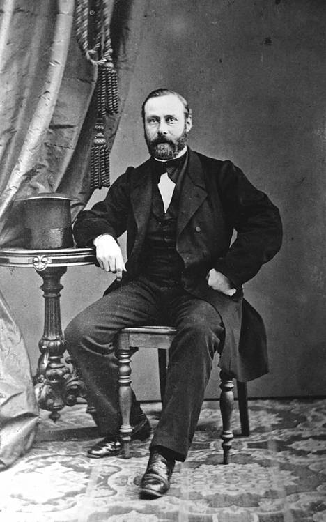 Albert Bonnier vuonna 1854.
